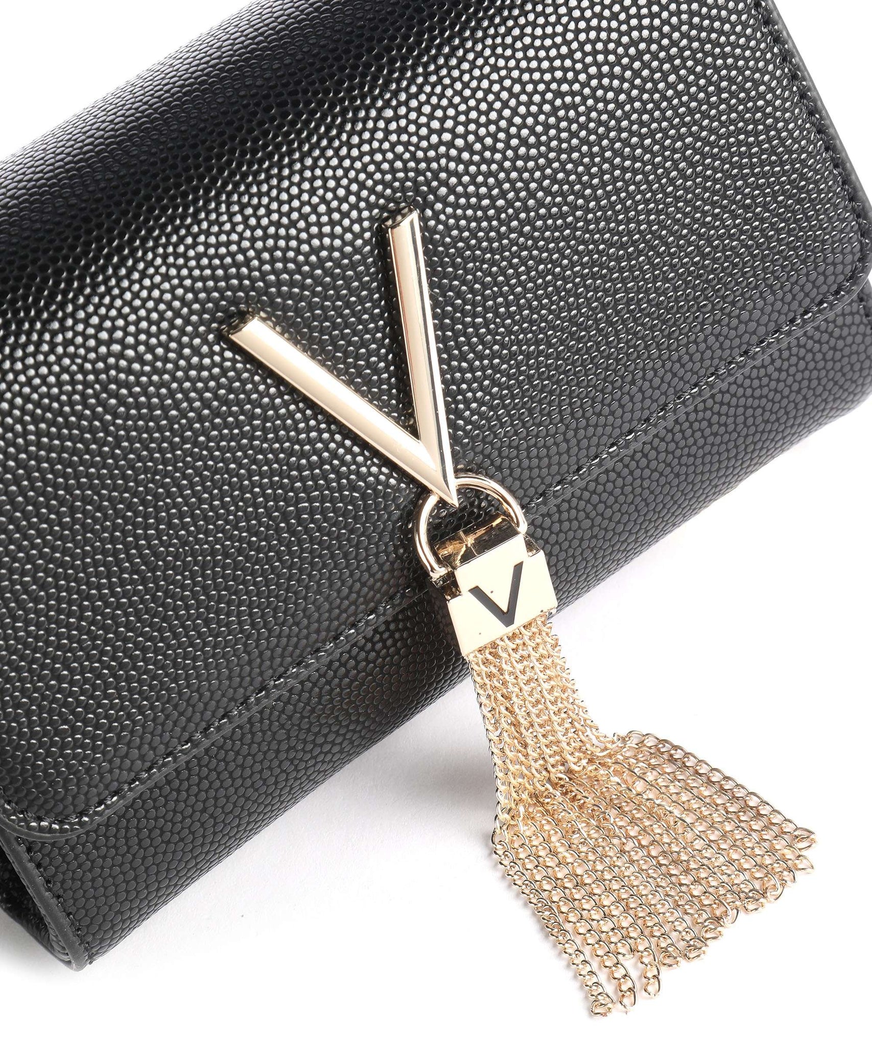 Genuine Valentino Garavani black patent leather Catch satchel bag purse |  eBay